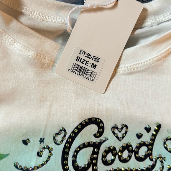 Mickey and Minnie Tropical Short Sleeve Tee - White and Green - Picture 2 of 14